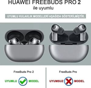 Freebuds Pro 2 Için Kılıf Cartoon Figürlü Silikon Crtn-Fgr-Sswtri [freebuds Pro 2 ile Uyumlu Kılıf - Siyah - Beyaz]