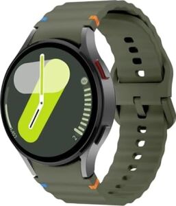 ile Uyumlu Galaxy Watch 4/5/6/7/fe/40/40/44 Classic Uyumlu 42/43/46/47MM Spor Silikon Kordon