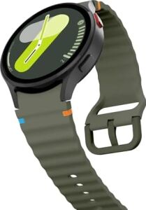 ile Uyumlu Galaxy Watch 4/5/6/7/fe/40/40/44 Classic Uyumlu 42/43/46/47MM Spor Silikon Kordon