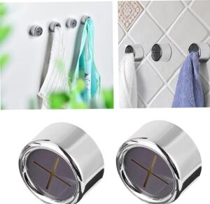 Pratik Tak-Çıkar Havlu Askısı - Kendinden Yapışkanlı Delmesiz Montaj - Banyo ve Mutfak Için Krom Kaplama Havlu Tutucu
