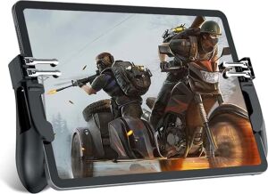 Bolivia's iPad Için Mobil Oyun Kumandası, Altı Parmaklı Hassas Nişangah Tetikli Oyun Kumandası, Pubg ve Diğer Oyunlar Için, Tablet ve Akıllı Telefonlarla Uyumlu