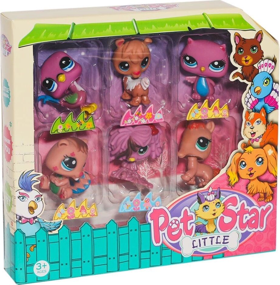 KZL-3046A4 Pet Star 6'lı Miniş Seti - 1 Adet Stokta Olan Gönderilir