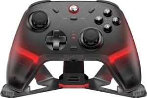 Cyclone 2 Wireless Pc Controller — 1000Hz Polling Rate, Tmr Joysticks, Hall Effect & Micro 2-In-1 Triggers, Pc Gaming Controller For Pc/android/switch/switch 2 With Charging Dock (Black)