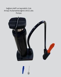 Ayakla Kullanılan Hava Pompası Araç ve Bisiklet Için Uygun