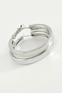 Düz Kare Halka Küpe 4,5 cm