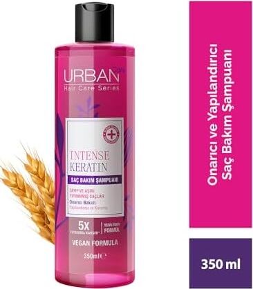 Care Intense Keratin Yoğun Hasar Onarıcı Saç Bakım Şampuanı, 350 Mililitre, Vegan