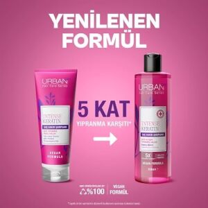 Care Intense Keratin Yoğun Hasar Onarıcı Saç Bakım Şampuanı, 350 Mililitre, Vegan