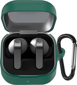 Galaxy Buds4 Pro/buds 4 Için Kulaklık Kılıfı Darbelere ve Çizilmeye Karşı Kasa Koruyucu Buds4 Kılıfı Tam Koruma Sağlayan Kalın Yapılı Taşıma Askılı Buds 4 Pro Koruma (Yeşil)