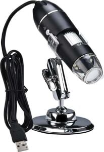 1600X Zoom 2mp USB Dijital Mikroskop 8 Ledli Kamera Saç, Cilt Analizi, Eğitim, Endüstriyel