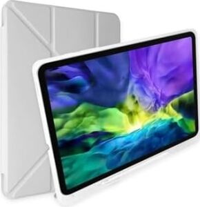 Galaxy Tab S9 Fe Plus 12.4'' ile Uyumlu Kalem Bölmeli Uyku Modlu Kılıf, Gri