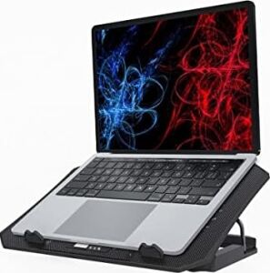 Ventus 5 Fanlı LED Aydınlatmalı Notebook Soğutucu Siyah