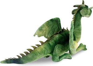 Animals Of The World Ejderha Peluş Oyuncak, Yeşil, 36CM
