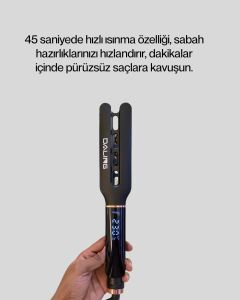Kadın Saç Düzleştirici Seyahat Dostu 5 Kademeli Isı Kontrolü