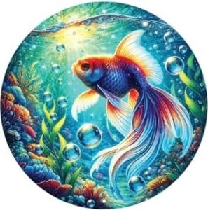Akvaryum 570 Parça Round Puzzle
