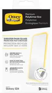 Galaxy S24 Polyarmor Premium - Temiz,%60 Geri Dönüştürülmüş Malzeme, Canlı Netlik, Gerçek Dokunuş Tepkisi, Kolay Kurulum