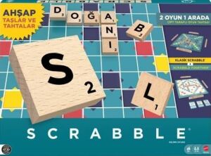 Scrabble Orijinal Ahşap Ikisi Bir Arada Türkçe JLJ64