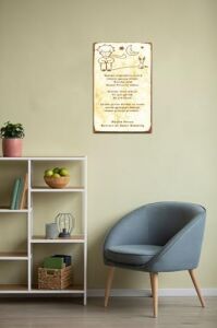 Kuşe Kağıt Duvar Posteri Küçük Prens Retro Vintage DRTR0044