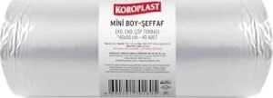 Ekonomik Endüstriyel Mini Şeffaf Çöp Torbası 40’lı 40X50 Cm, Yırtılmaya Dayanıklı & Sızdırmaz Küçük Boy Çöp Poşeti, Çift Katlı, Geri Dönüştürülebilir, Mutfak, Ofis, Ev Atıkları Için