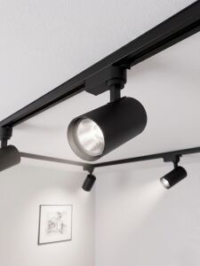 1 Adet Noas YL29 3101 Paris 30W Siyah Kasa Ray Spot 6400K Beyaz Işık