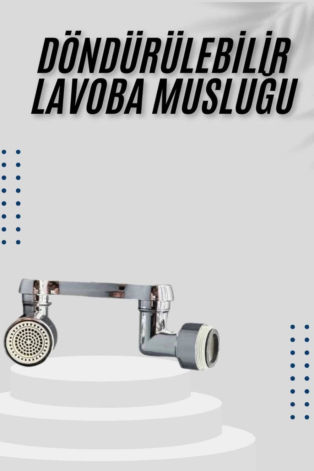 Dönebilen Musluk Başlığı Akrobat Mutfak Banyo Musluk Ucu Başlığı Oynar Başlıklı