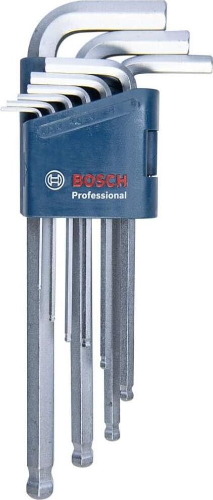 Professional Alyan Anahtar Seti 1600A01TH5, Hex 9 Parça Açılı Anahtar, 1.5-10.0 Mm, Mavi