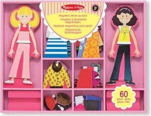 Melissa & Doug 14940 Ahşap Mıknatıslı Giydirme Abby ile Emma