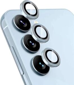 Madnova  Galaxy S25 Ultra Ile Uyumlu Safir Kamera Koruyucu Kolay Kurulum Aparatlı 9h Sertliğinde Safir Kamera Koruyucu (Mavi)