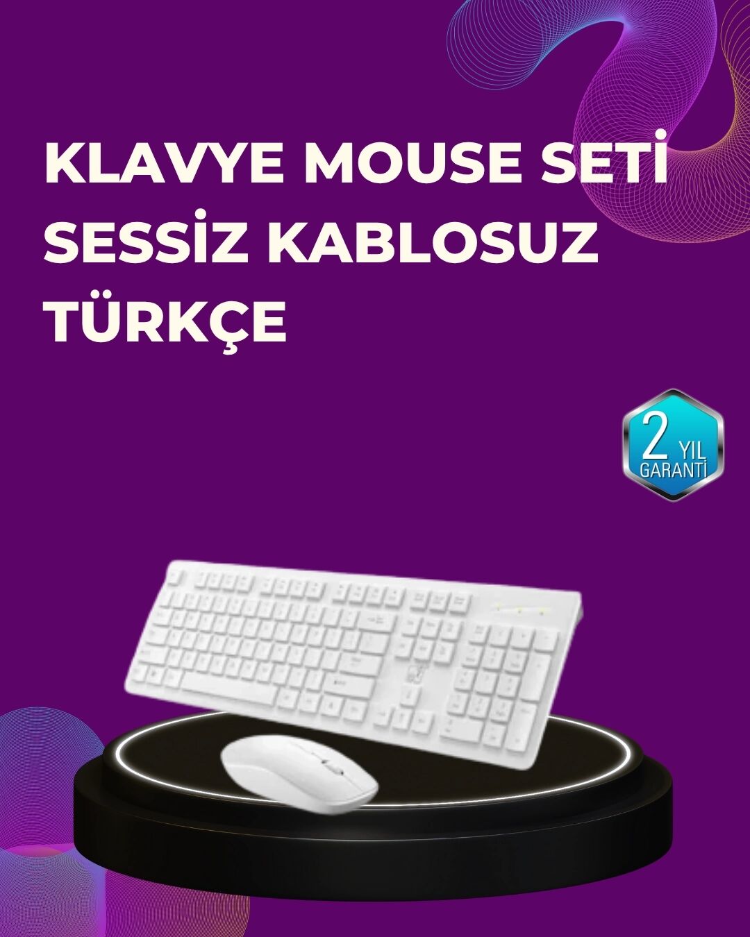 Ofis ve Ev Kullanımı Için Kablosuz Klavye Fare Seti - Ergonomik ve Pratik