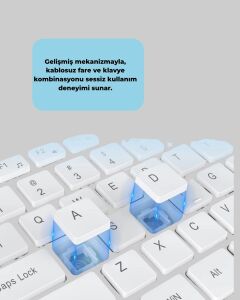 Ofis ve Ev Kullanımı Için Kablosuz Klavye Fare Seti - Ergonomik ve Pratik