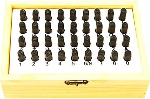 26127 36 Pc Letter And Number Punch Set