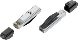 USB C - Ethernet Adaptörü 1000MBPS, MacBook Pro ile Uyumlu, Chromebook, Dell Xps & Thunderbolt 3/4 ile Uyumlu, Tak & Çalıştır, Windows Macos Uyumluluğu | ZR1214