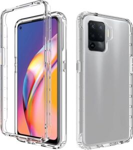 ile Uyumlu Şeffaf Clear Silikon Yüksek Kalite Darbeye Dayanıklı Şık Telefon Kılıfı (Oppo Reno 5 Lite)