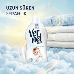 Max Sensitive Alerjik Ciltler Için Boya Içermeyen 60 Yıkama Konsantre Çamaşır Yumuşatıcısı (1 x 1440 Ml)