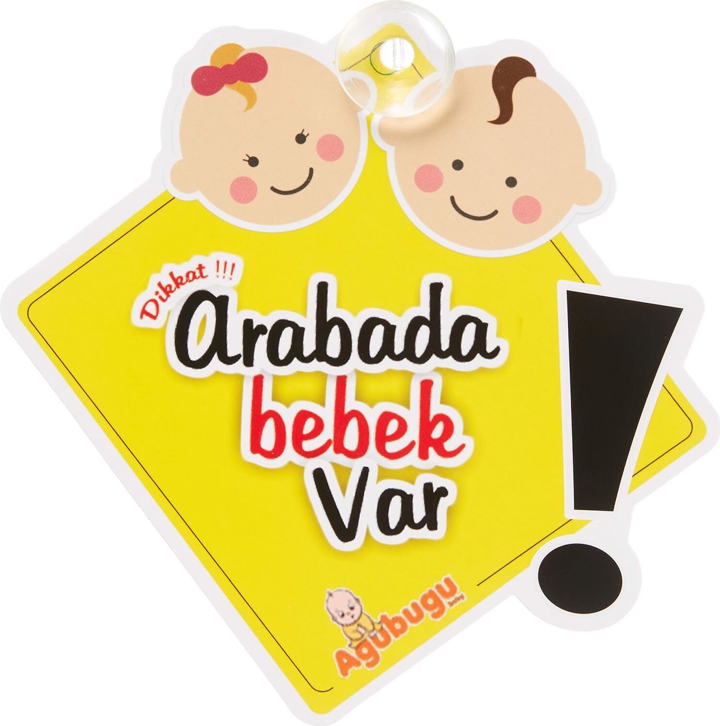 Agubugu Baby AGU-056 Arabada Bebek Var, Sarı