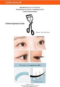 3 Kat Güçlü Kirpik Kıvırıcı Mıssha 3-Wave Eyelash Curler