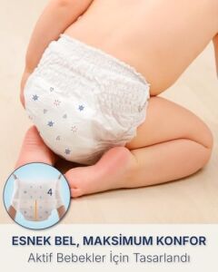 Külot Bebek Bezi 4 Numara Maxi 90 Adet (7-14 Kg) Ekstra Fırsat Paketi