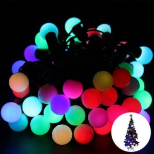 Renkli Mini LED Top, Dekoratif Dolama Işık, 40 Led, Rgb, Şık Aydınlatma