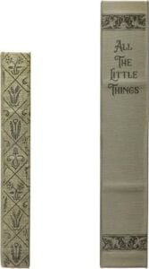 Creative Co-Op Mdf ve Kanvas Kitap, 2'li Set All The Little Things Saklama Kutusu, Doğal, 2