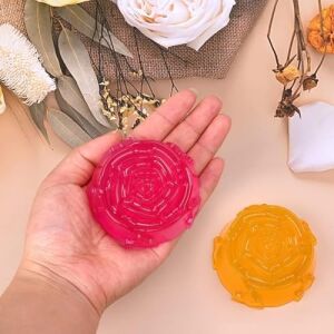 Silikon Kalıplar, 4 Parça Çiçek Desenli Premium Kalıp Seti, Yüksek Kaliteli Esnek Silikon, Pasta, Dondurma, Şekerleme ve Mum Yapımı Için Ideal Kolay Çıkarılabilir ve Bulaşık Makinesi Güvenli