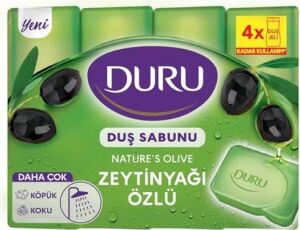 Natural Olive Zeytinyağlı Sabun, 150 Gramx4
