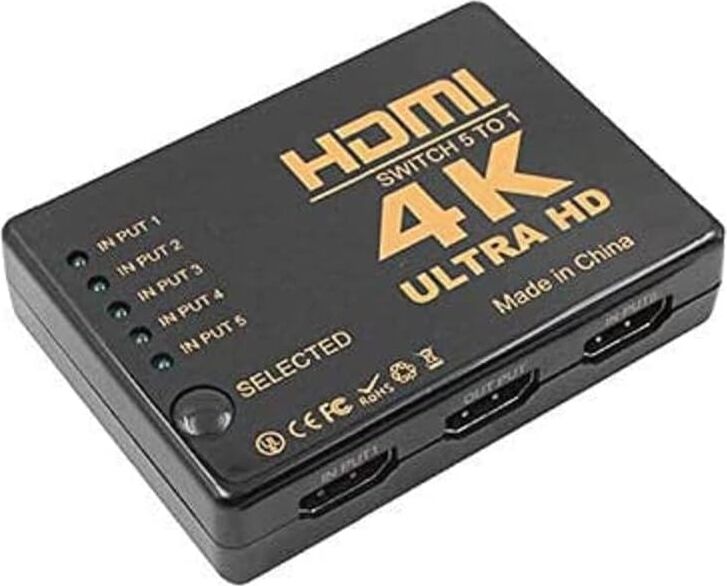 SL-HSW4K55 HDMI 5to1 Swıtch 4k*2k, Ir +Adaptör