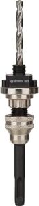 1 x Pro Q-Lock Adaptör, Sds Plus Yuvalı Quick Change Sistemi Için, Delik Testeresi Için (Metal, Plastik, 242 x 109 Mm, Profesyonel Aksesuar, Darbeli Matkap)