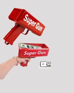 Dolar Boyutunda Kâğıt Atışı Yapan Pil ile Çalışan Oyuncak Tabanca