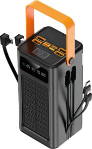 Güneş Enerjili Taşınabilir Powerbank Yüksek Kapasiteli Hızlı Şarj Özellikli