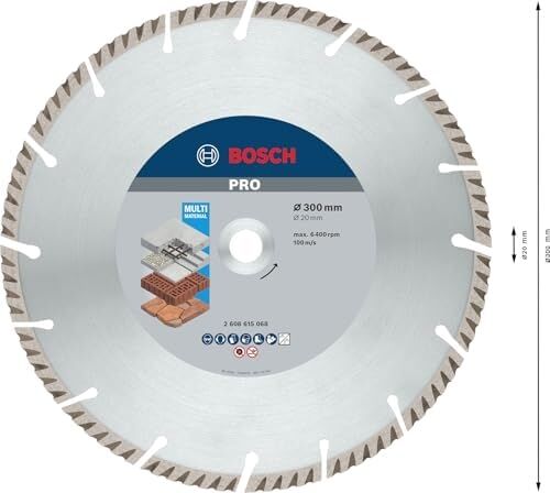 Çok Amaçlı Elmas Bıçak Standart 300X20 mm Standard For Universal - 2608615068