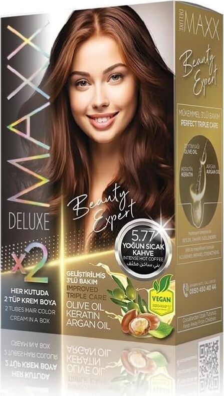 Beauty Expert Haır Color (Keratin)'li 1 Kutu (2 x 50 Ml) (Yoğun Kahve 5.77)