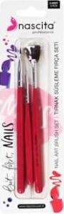 Nail Art Tırnak Süsleme Fırça Seti 3'lü - 06