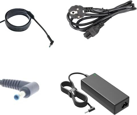 Notebook Adaptör - Mavi Uç Ince Pinli - 4.5 × 3.0mm - 15-Dw, 15-Ba, TPN-C131, TPN-C135, TPN-C136, TPN-C139, TPN-C151, TPN-F112, TPN-F113, TPN-F114, 3168NGW Muadili ile Uyumlu PRS-024