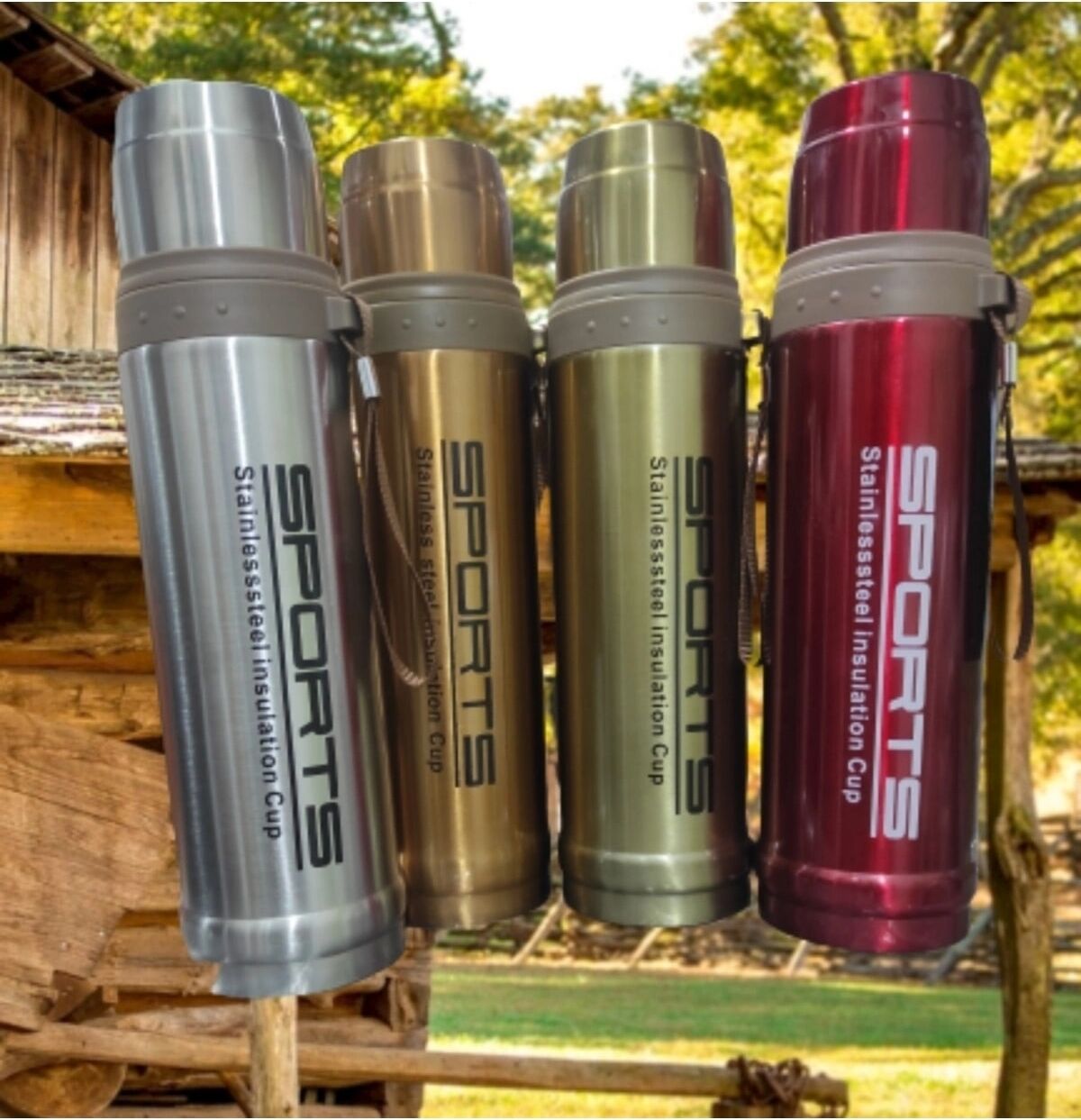 Paslanmaz Çelik Termos 500 ml Çok Renkli 24 Saat Yalıtım Süresi ile - Spor & Outdoor