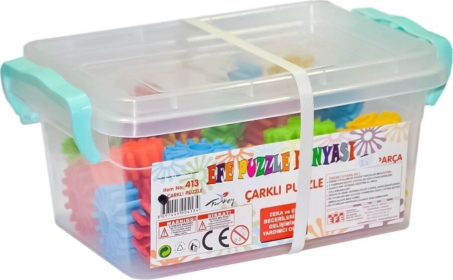 413 Çarklı Puzzle 35 Parça -Efetoys
